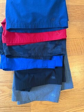 DSG woven Shorts Bundle: navy, royal, Red, Black, Gray, black camo-6 pairs
